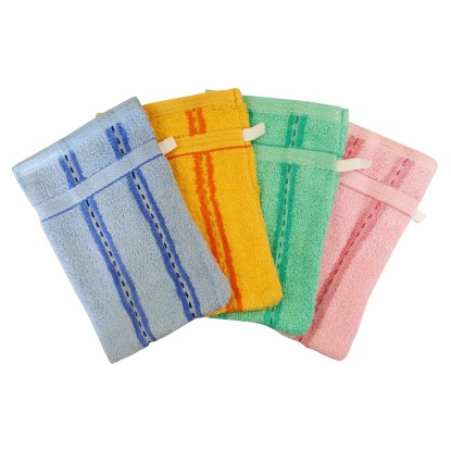 Žínka froté s poutkem, různé barvy, 1 ks, 21 x 14 x 2 cm