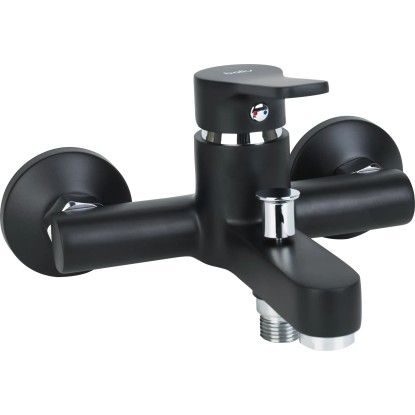 baliv Vanová páková baterie černá matná