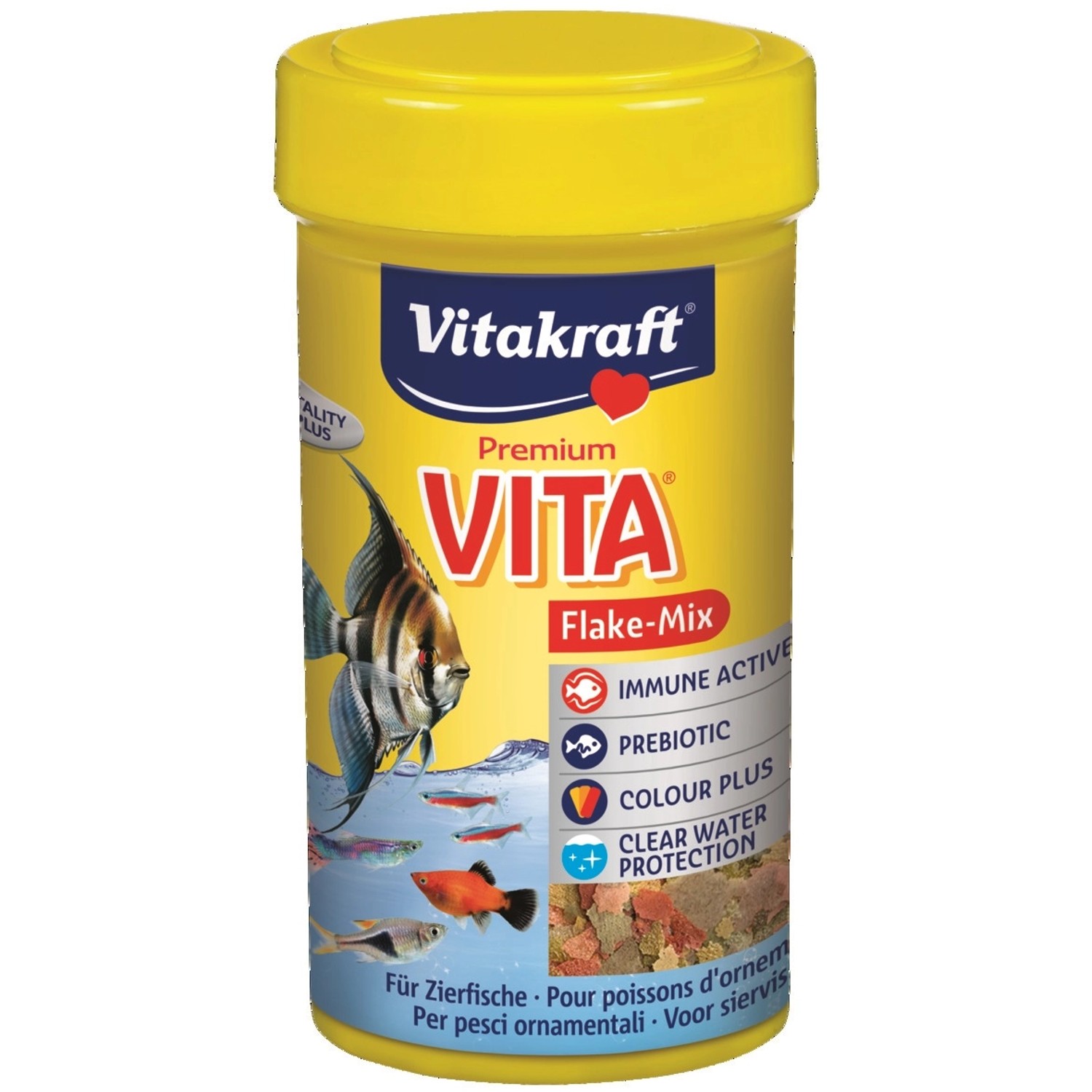 Vitakraft Kompletní krmivo pro akvarijní ryby Premium Vita Flake-Mix 100 ml