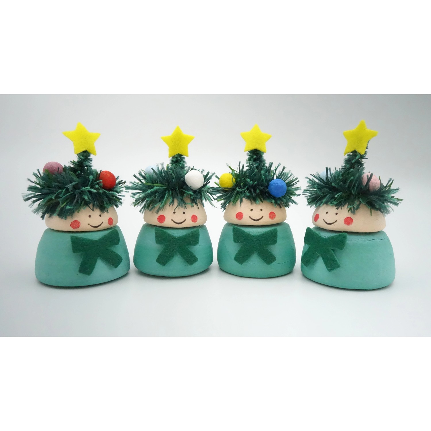 BD-Tova Kreativní sada - vánoční skřítci, 6,6 cm, 4 ks