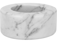 Svícen na čajové svíčky Modern Antique mramor bílý pr. 8 x 3 cm Svícen na čajové svíčky Modern Antique mramor bílý pr. 8 x 3 cm