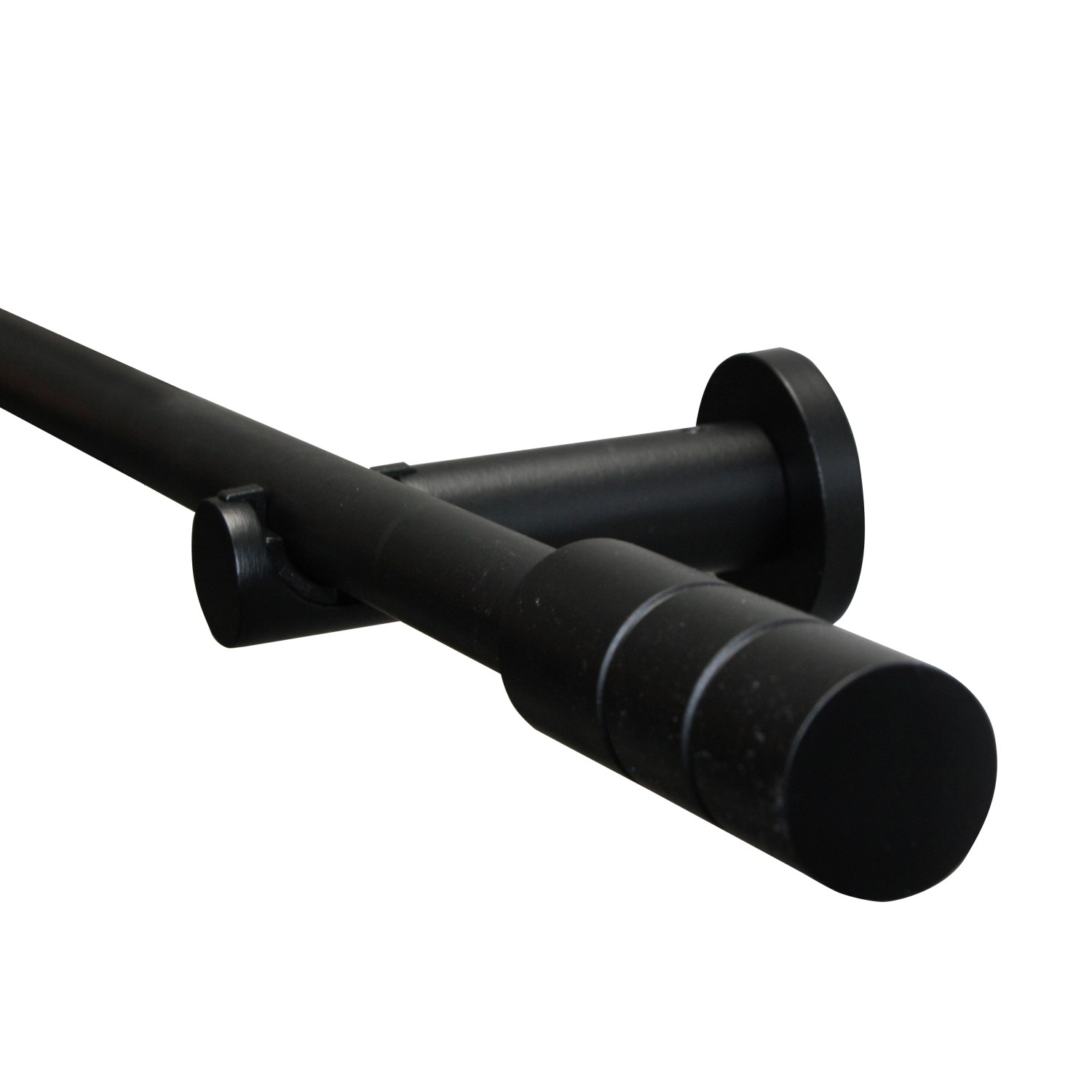 Gardinia Záclonová souprava Zylinder matná černá 1 tyč pr. 19 mm, 220 cm