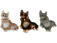 Dekorační figurka pár koťátek 19 cm