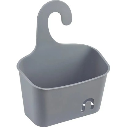 Závěsný košík světle šedý 20 x 9 x 25 cm