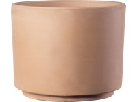 Deroma Terakotový květináč MODUL´O Cyilinder bílý pr. 25,2 x 20,7 cm