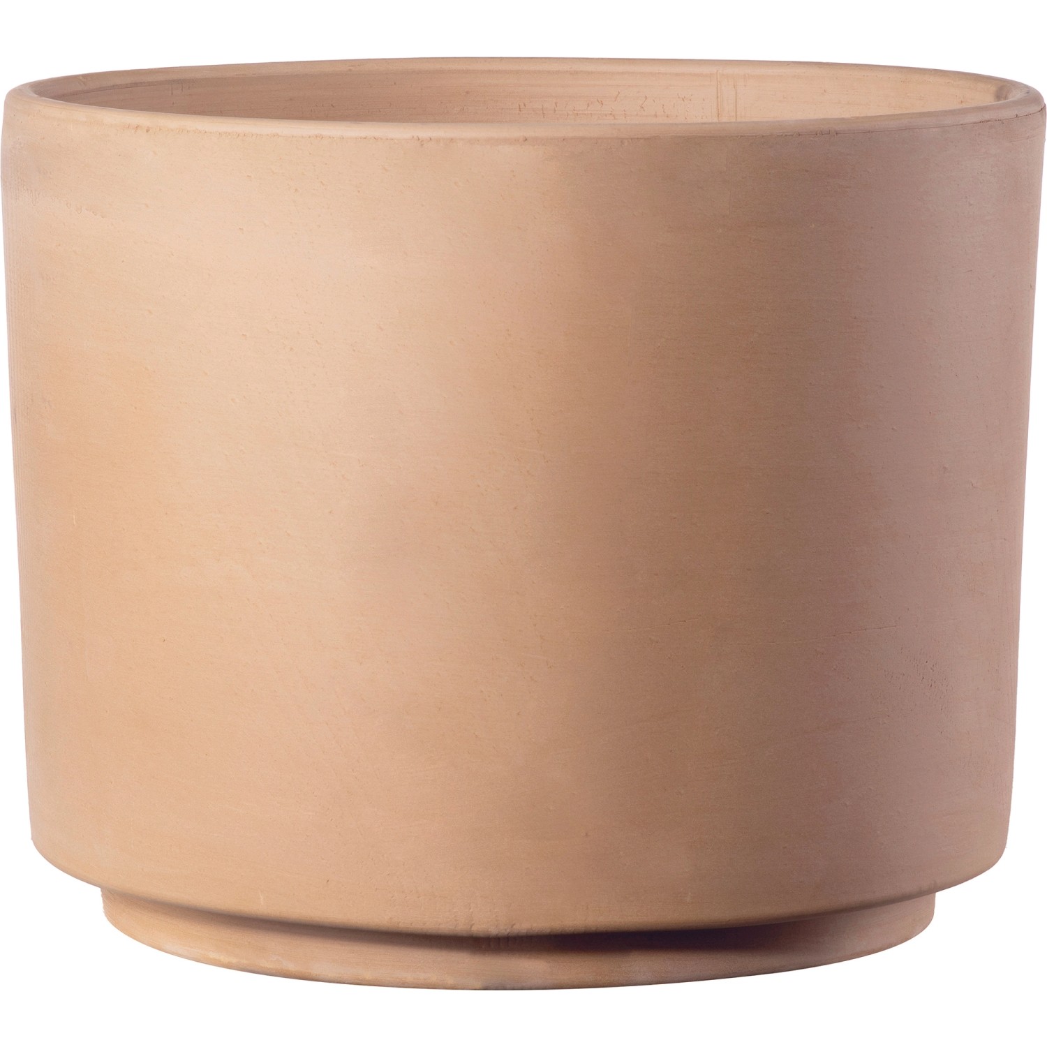 Deroma Terakotový květináč MODUL´O Cyilinder bílý pr. 25,2 x 20,7 cm