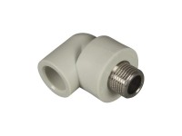 PPR koleno 90° s kovovým závitem vnější, 32 x 1