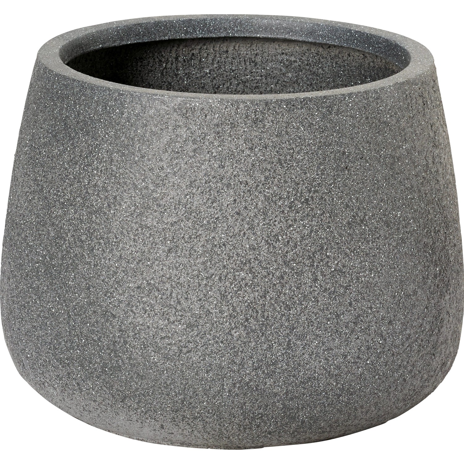 OBI Květináč Lavalle antracitový, pr. 30 x 22 cm