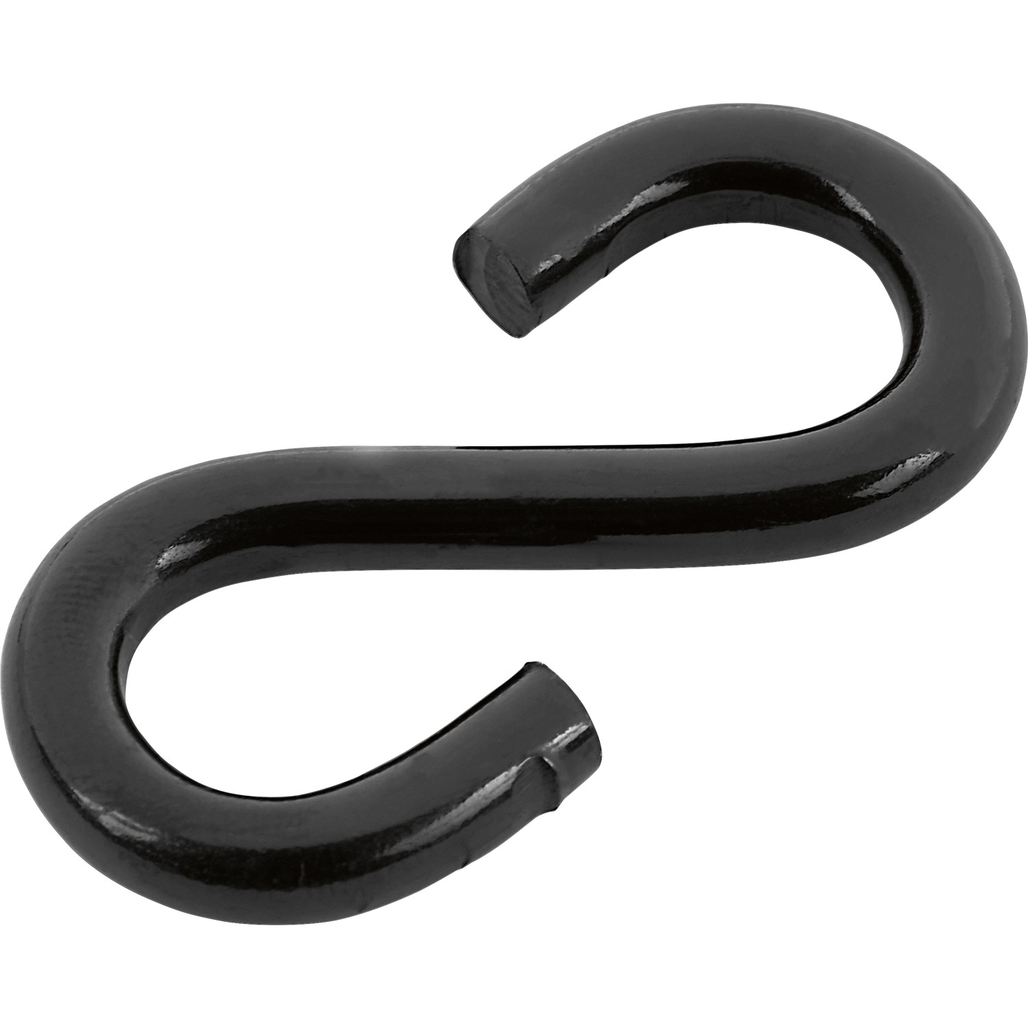 S-hák černý, 4,8 x 50 mm, 2 ks