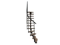 Minka STAIRS modulové schodiště Monte Carlo buk/černá, 293,8 cm