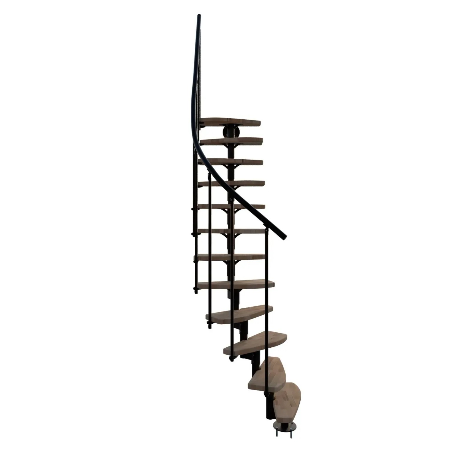 Minka STAIRS modulové schodiště Monte Carlo buk/černá, 293,8 cm