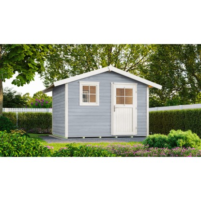 Weka Dřevěný zahradní domek 123 vel. 3, šedá, 301 x 205 cm