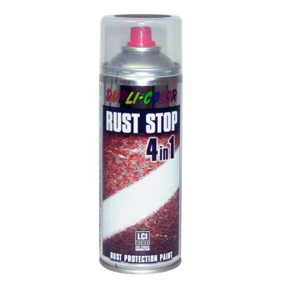 Dupli-Color Lak ve spreji RUST-STOP 4v1 400 ml, kovářská antracitová
