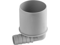 Airfit Rohová koncovka pro připojení hadice DN 50, 18-21,7 mm Airfit Rohová koncovka pro připojení hadice DN 50, 18-21,7 mm