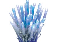 Venkovní světelný řetěz 80 LED s funkcí časovače, modrá/studená bílá Venkovní světelný řetěz 80 LED s funkcí časovače, modrá/studená bílá