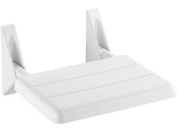 Wenko Sklápěcí sedátko do koupelny Secura bílé 19 cm x 32 cm x 36 cm