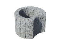 Semmelrock Svahová tvárnice Rundflor šedá 25 x 30 x 20 cm