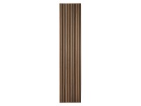 Denpanels Akustický panel WOOD ořech přír. černá MDF černá plsť 240 x 52 x 1,8cm Denpanels Akustický panel WOOD ořech přír. černá MDF černá plsť 240 x 52 x 1,8cm