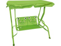 Hollywoodská houpačka pro děti Abrigo, zelená, 107 x 110 x 80 cm