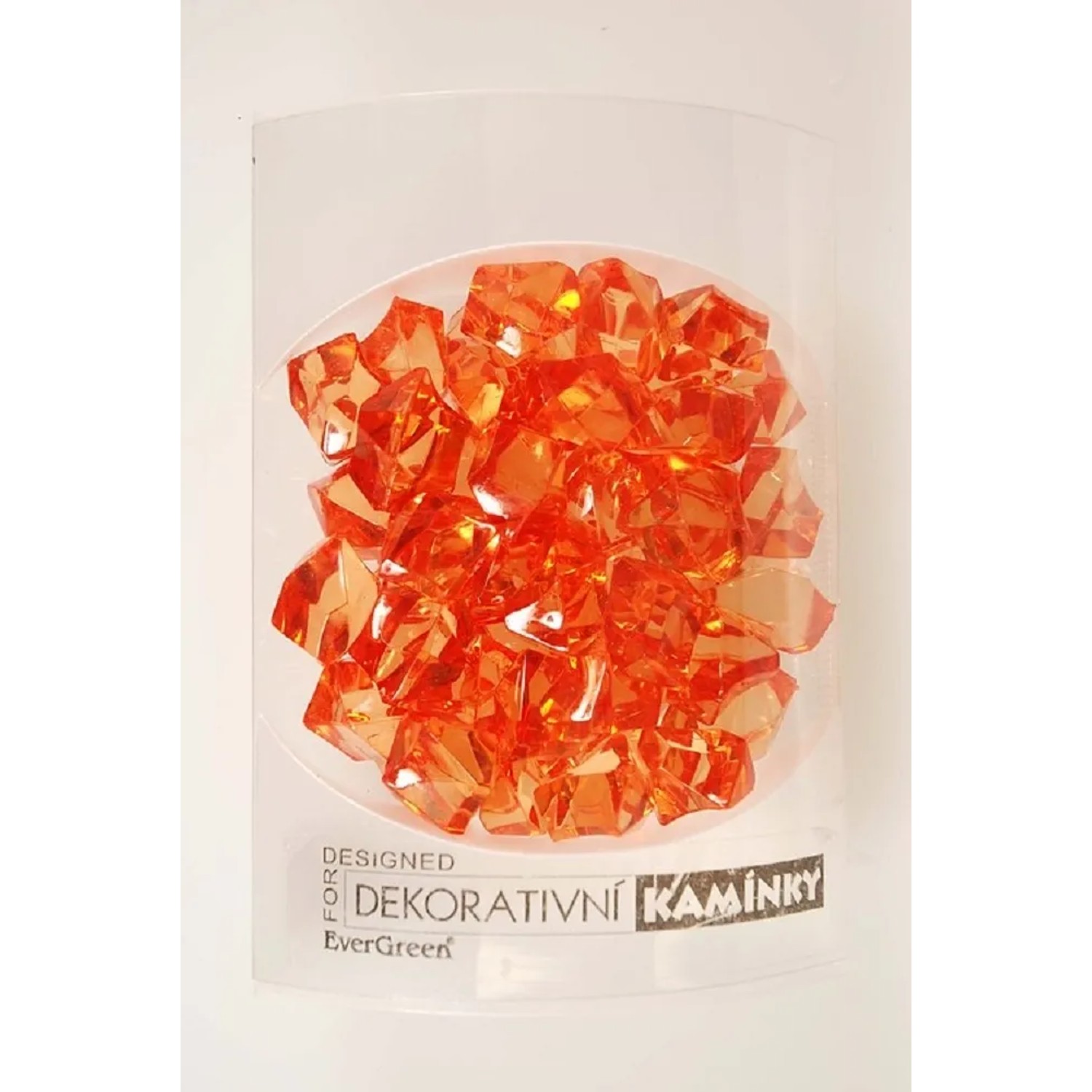 EverGreen Kamínky dekorativní oranžové PVC, 200 g