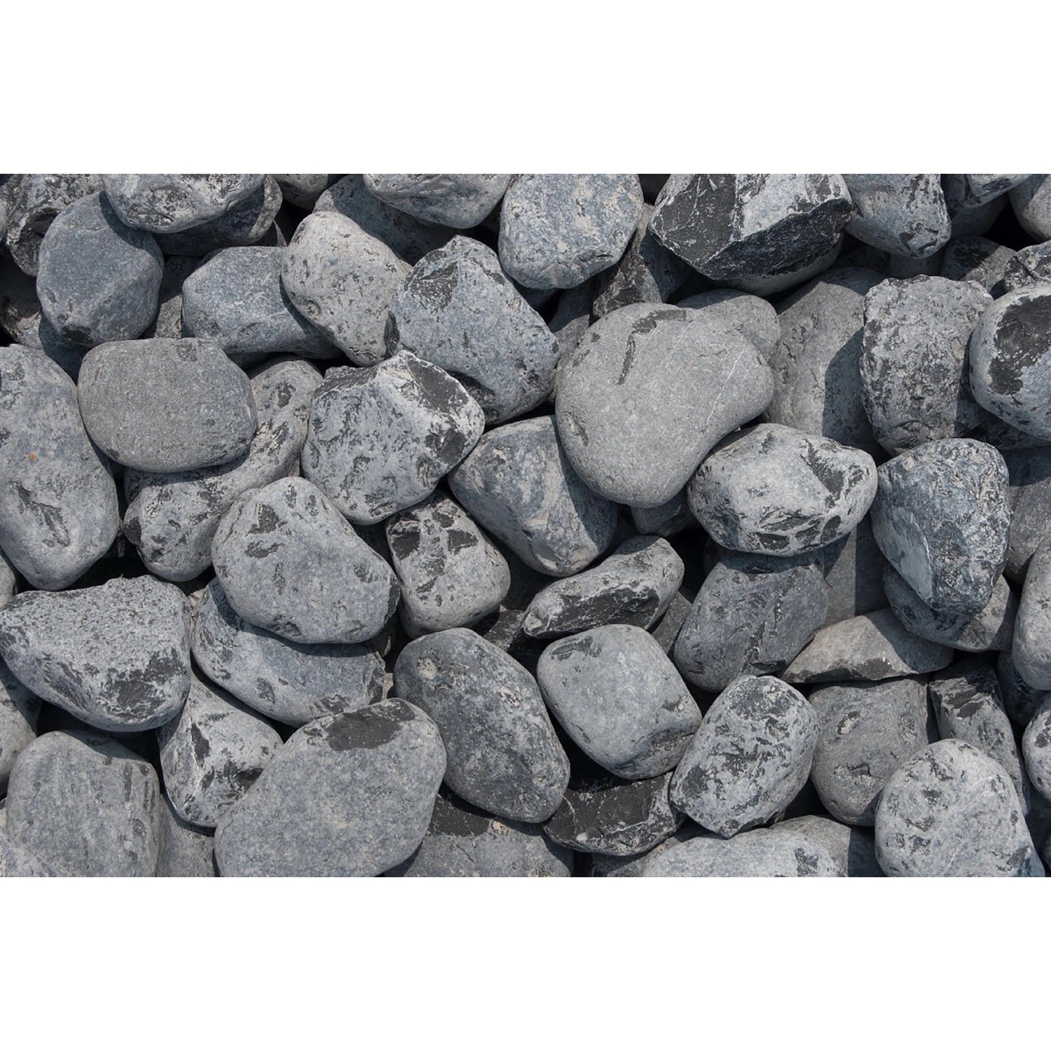 Mramorové okrasné oblázky černá Ebano 40-60 mm 25 kg PE pytel