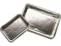Weber Malá hliníková odkapávací miska, 10 ks, 3,56 x 15,24 x 21,84 cm Weber Malá hliníková odkapávací miska, 10 ks, 3,56 x 15,24 x 21,84 cm