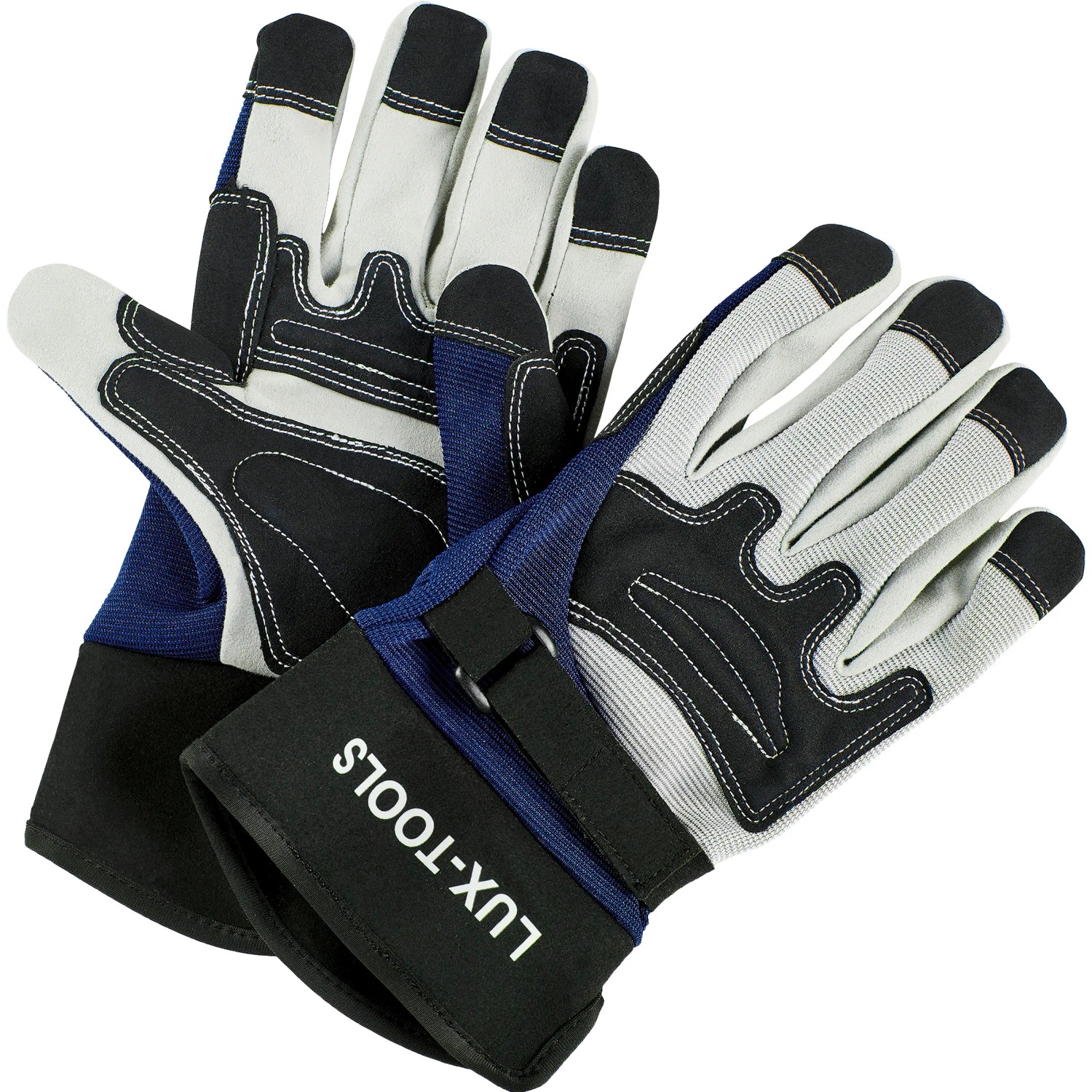 Protect Rukavice LUX-TOOLS Pracovní rukavice Soft Protect Plus, modrá/černá/šedá, vel. 8 ...