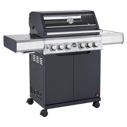 JAMESTOWN Plynový gril KNOX BBQ se 4 hořáky, 118 x 140 x 60 cm