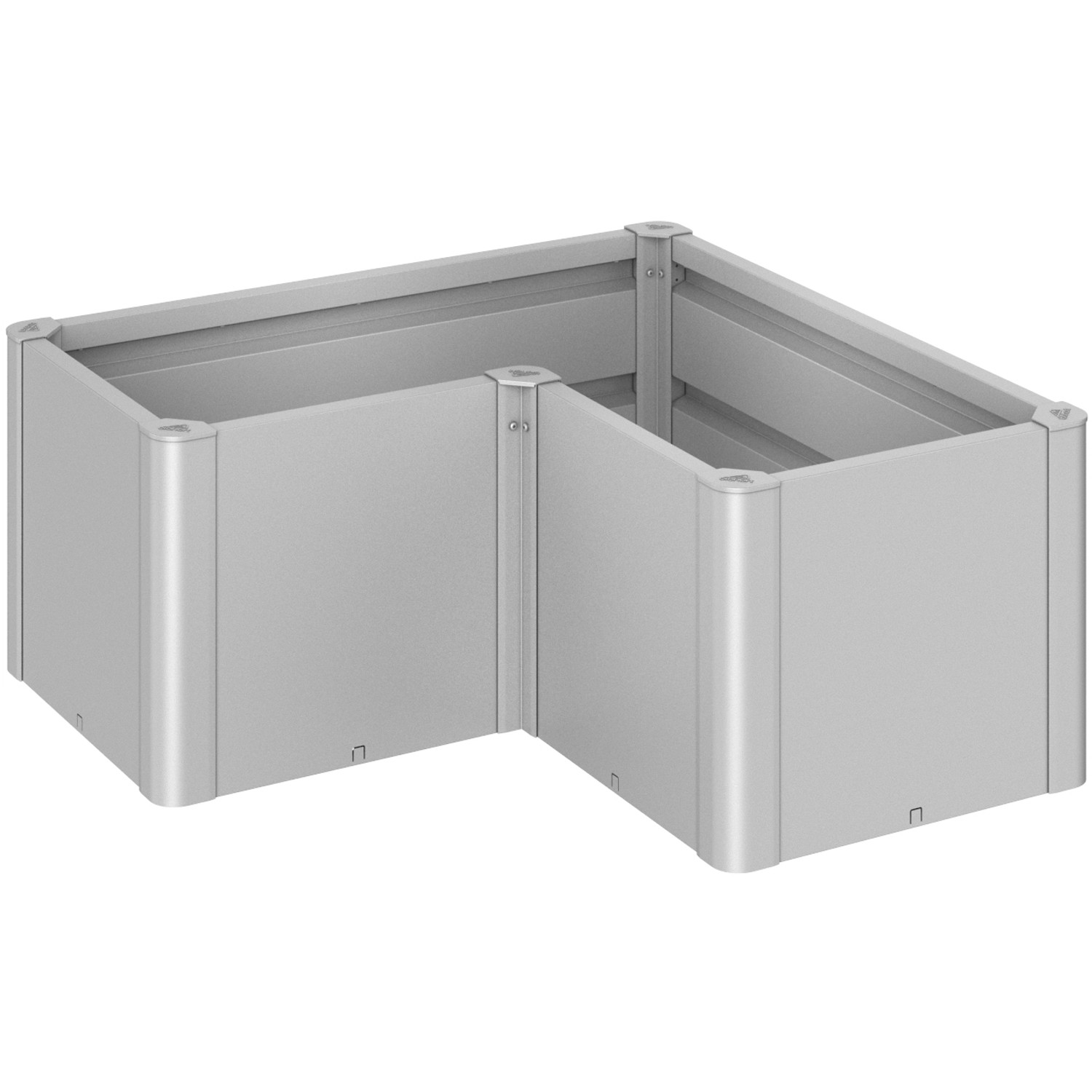 Biohort Vyvýšený záhon Belvedere Mini L100 stříbrný, 102 x 102 x 53 x 45 cm