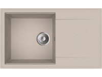 Miló Granitový dřez Palladio pískový 86 x 50 x 21,5 cm Miló Granitový dřez Palladio pískový 86 x 50 x 21,5 cm