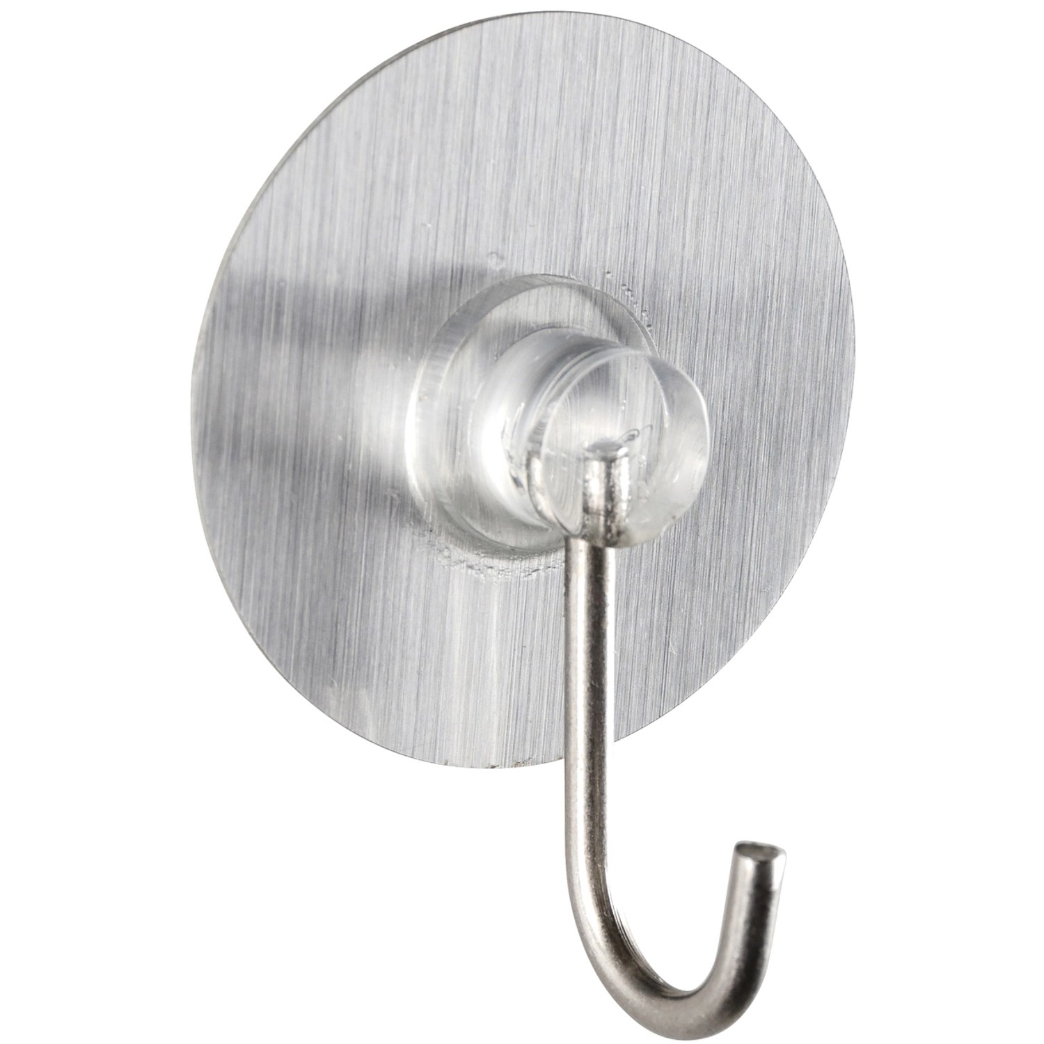 Wenko Nástěnný háček Static-Loc vzhled nerezové oceli sada 4 ks