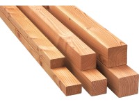 Rettenmeier Konstrukční hranol hladký, sražené hrany, modřín, 300 x 9 x 9 cm