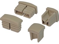 Krytky na nožičky pro balkonovou židli Prata 22 x 22 mm, 4 ks Krytky na nožičky pro balkonovou židli Prata 22 x 22 mm, 4 ks