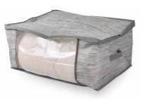 Měkký úložný box na oděvy s průhledem, 2 barvy, 60 x 45 x 30 cm