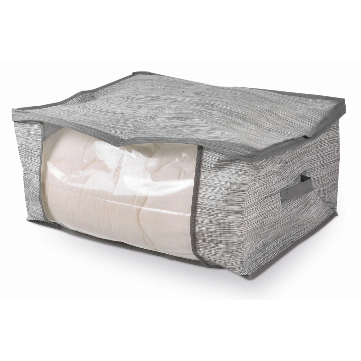 Měkký úložný box na oděvy s průhledem, 2 barvy, 60 x 45 x 30 cm