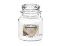 Yankee Candle Home Inspiration Svíčka, sklo, White Linen&Lace, 13 x 9,5 cm