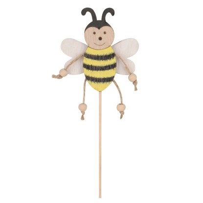 Anděl Přerov Velikonoční zápich včelka 6,5 x 7 cm