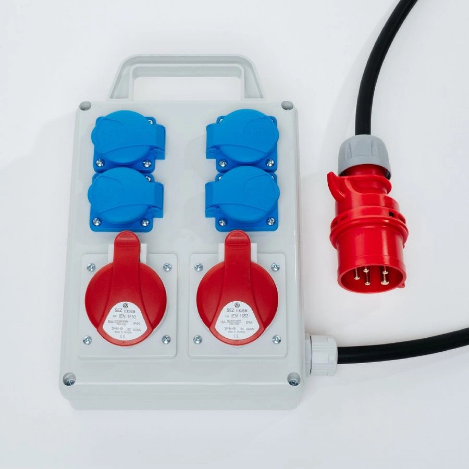 Munos Zásuvková rozbočnice PROFI RCP6 400V 2m 5x1,5mm2