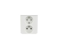 SEZ Dvojzásuvka pro lištovou krabici Standard Z 3222-G krémová 36 x 84 x 82 mm SEZ Dvojzásuvka pro lištovou krabici Standard Z 3222-G krémová 36 x 84 x 82 mm