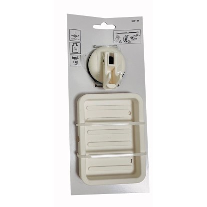 Mýdlenka bílá 13 x 7,2 x 13 cm*