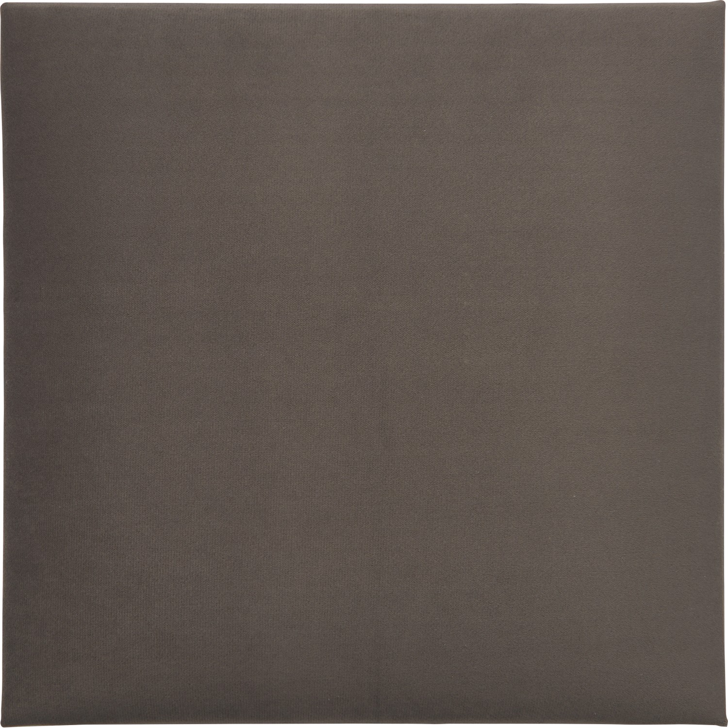 Nástěnný polstr čtverec 30 cm x 30 cm tmavě šedý sametový