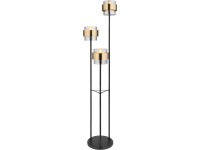 GLOBO Stojací lampa MILLEY černá E27 60 W pr. 430 x 1670 mm