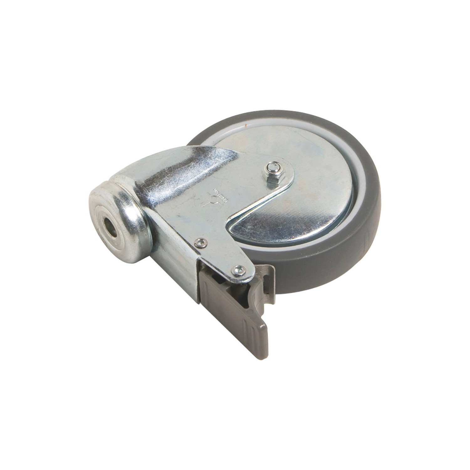 OBI Otočné kolečko s otvorem brzdou a kluzným ložiskem průměr 100 mm 55 kg