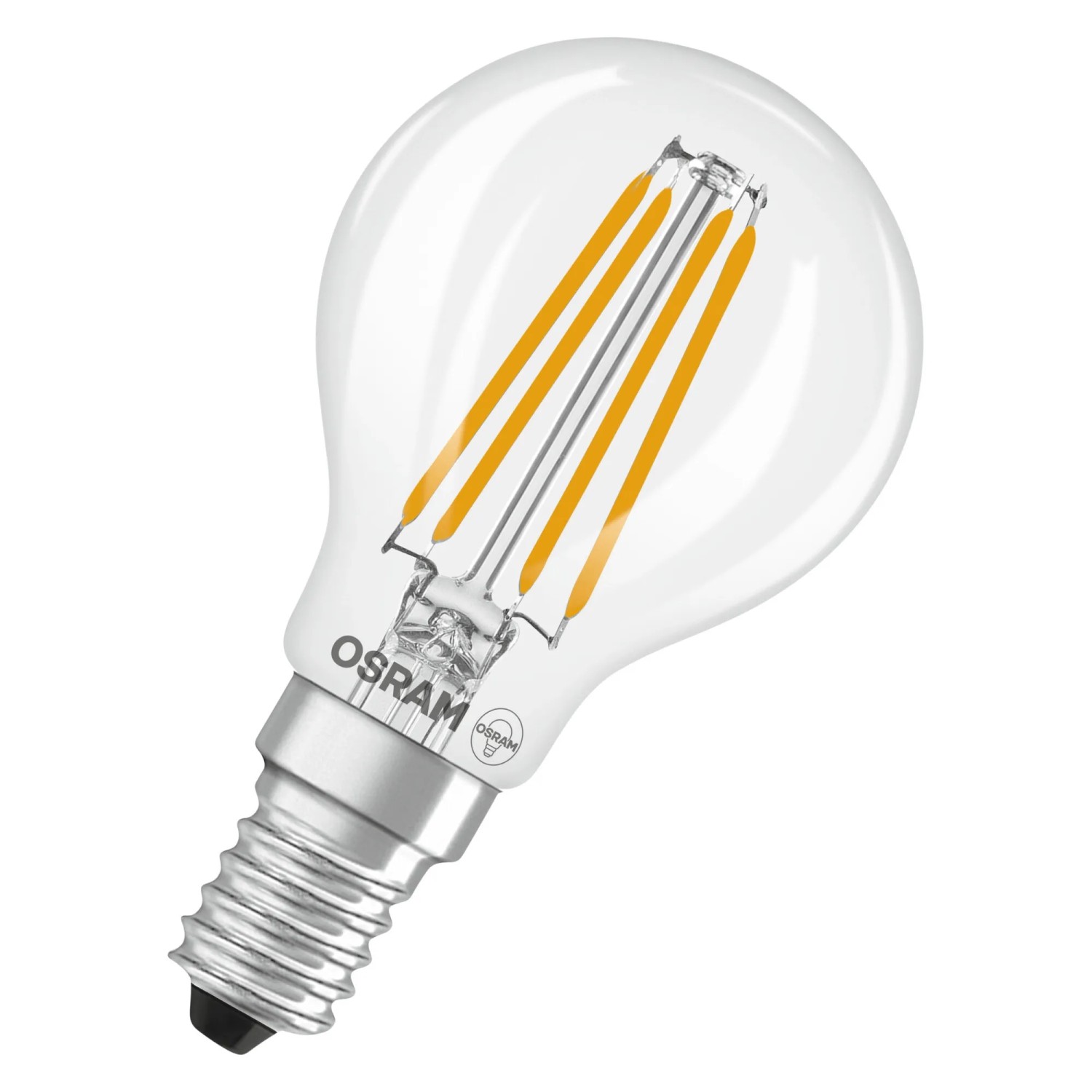 OSRAM LED žárovka STAR CLASSIC P 40 FILAMENT E14 3,4W 470lm 2700K, čirá
