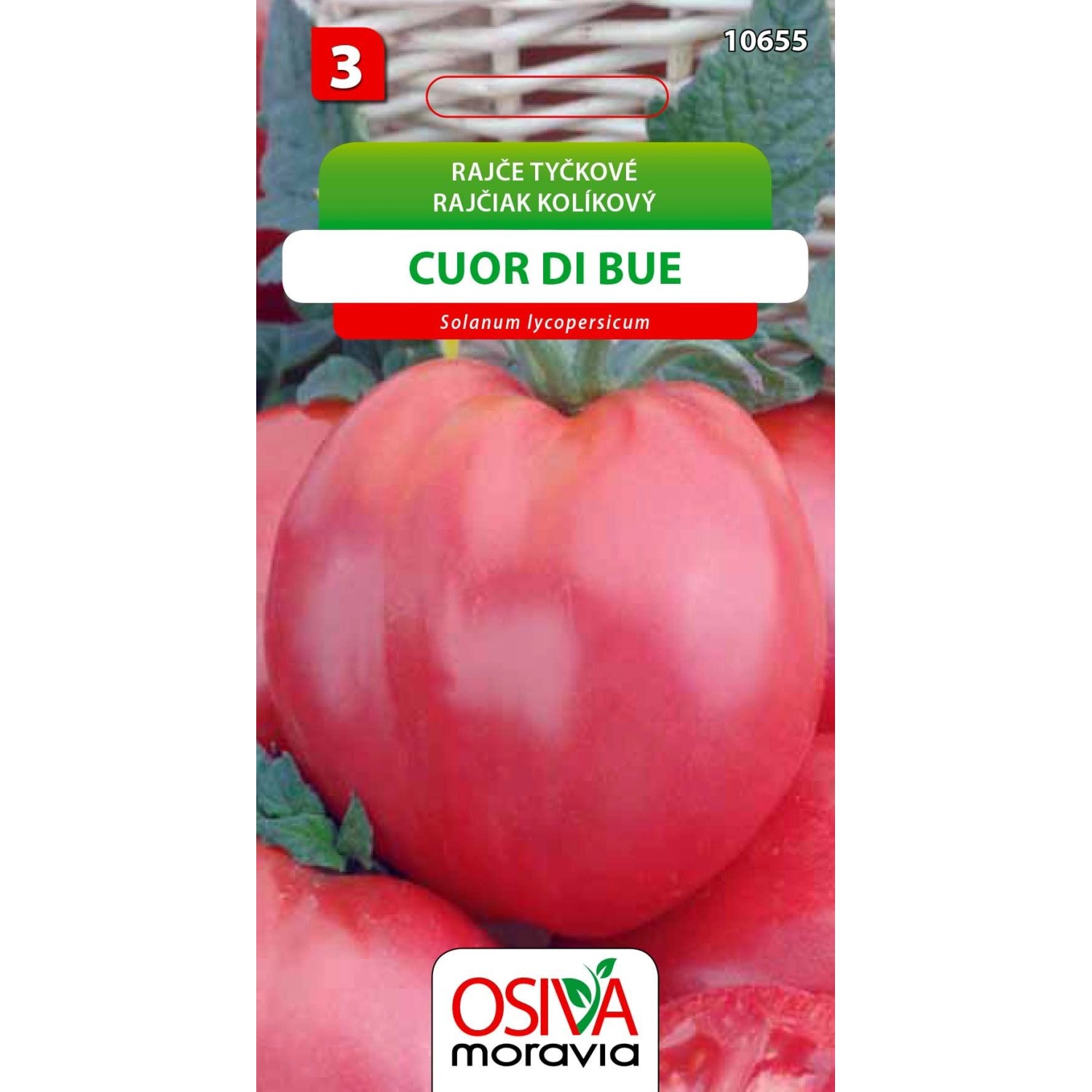 Semínka Rajče tyčkové Cuor di Bue (Solanum lycopersicum)