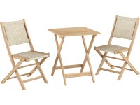 Sestava balkonového nábytku Tempelton, akáciové dřevo, 3dílná Sestava balkonového nábytku Tempelton, akáciové dřevo, 3dílná