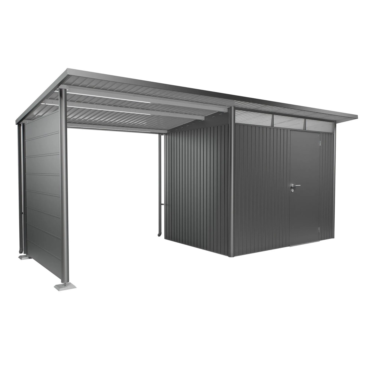 Biohort Boční stěna pro boční stříšku k domku AvantGarde/ECO A1, A5, křem.šedá