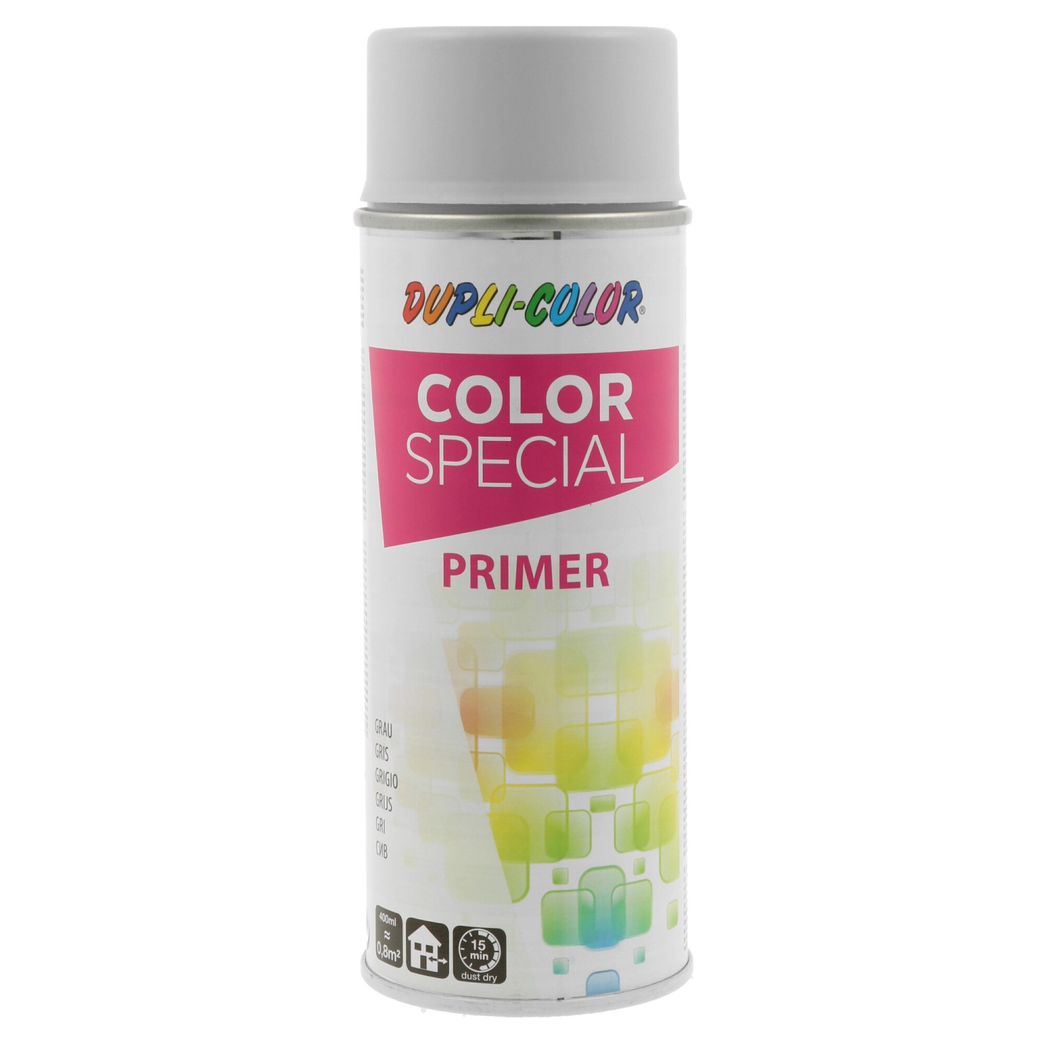 DUPLI-COLOR Základový lak ve spreji COLOR SPRAY šedý matný 400 ml