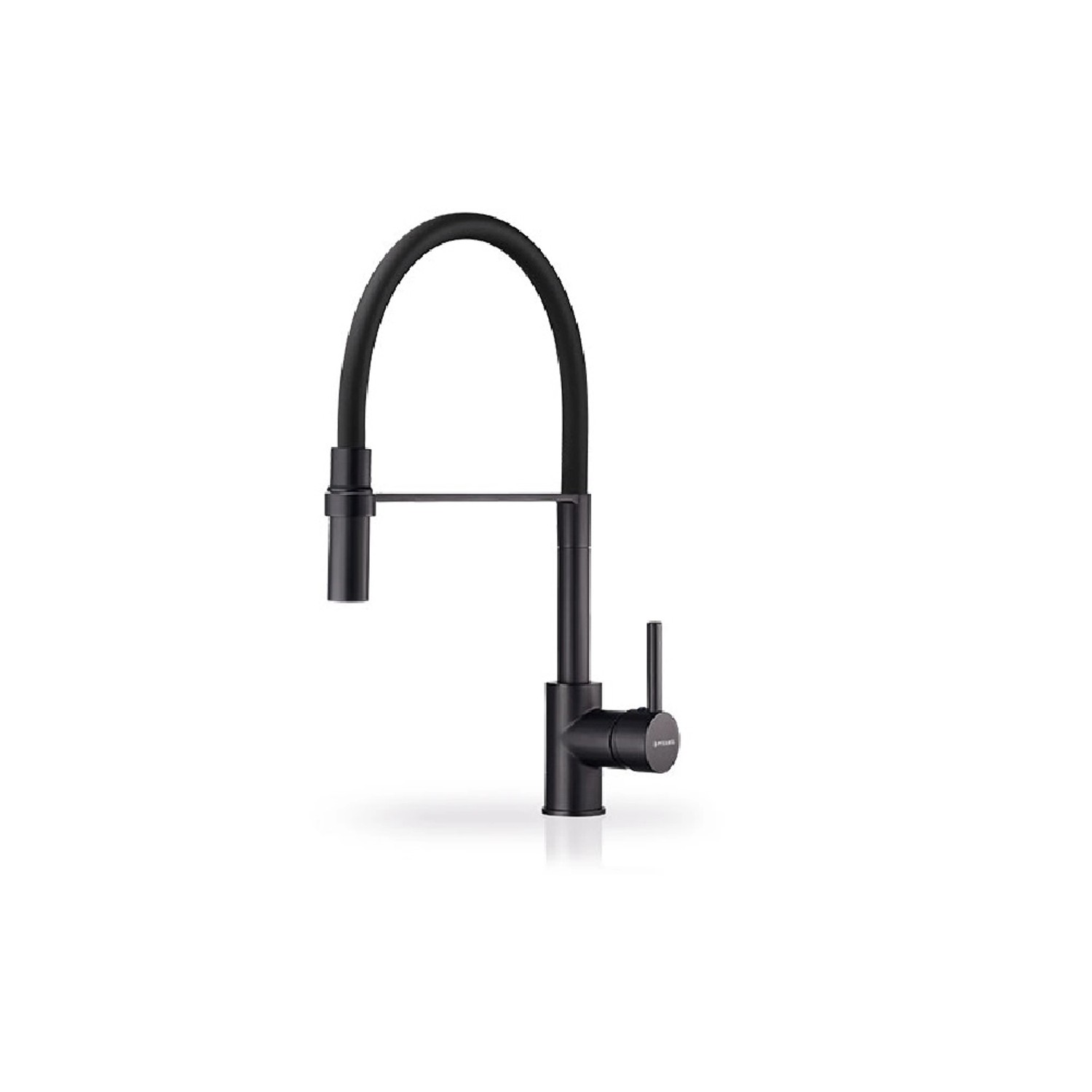 PYRAMIS Kuchyňská dřezová baterie s flexibilním ramínkem SERINA Matte Black