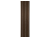 DenPanels Akustický panel TechVeneer ořech černá MDF černá plsť 240 x 60 cm